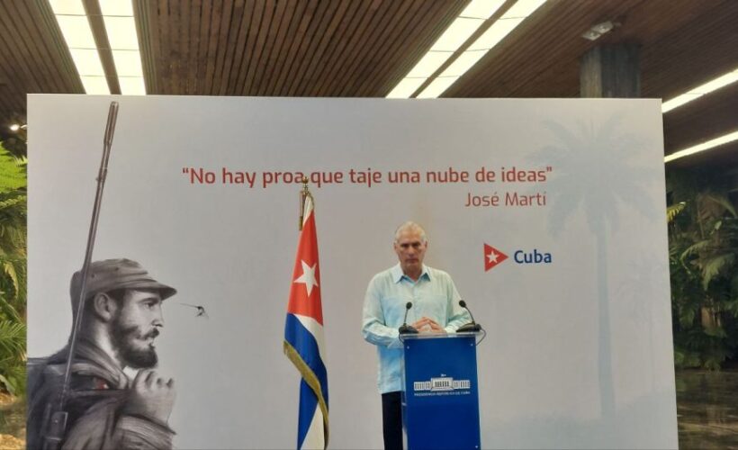 Relaciones Cuba-EEUU, situación energética y otros temas de interés, en comparecencia ante los medios del Presidente cubano