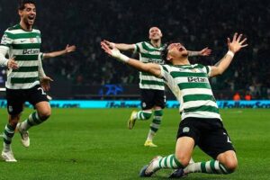 El Sporting CP protagonizó una remontada de alto impacto en la Liga de Campeones, al revertir un marcador adverso de tres goles sufrido en la ida y avanzar a los cuartos de final con una contundente victoria de 5-0, sellada tras la prórroga frente al Bodø/Glimt.