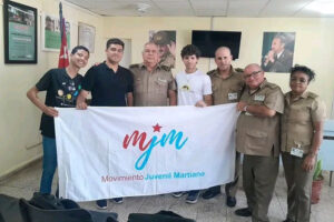 Diálogo oportuno de jóvenes martianos en hospital de Matanzas. Foto: cortesía de la fuente