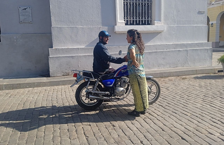 Matanzas: inician restauración de jardinería en calle patrimonial. Foto: Yenli Lemus Domínguez