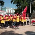 Abanderan equipo de Matanzas que participará en Liga Élite. Foto: George Carlos Roger Suárez