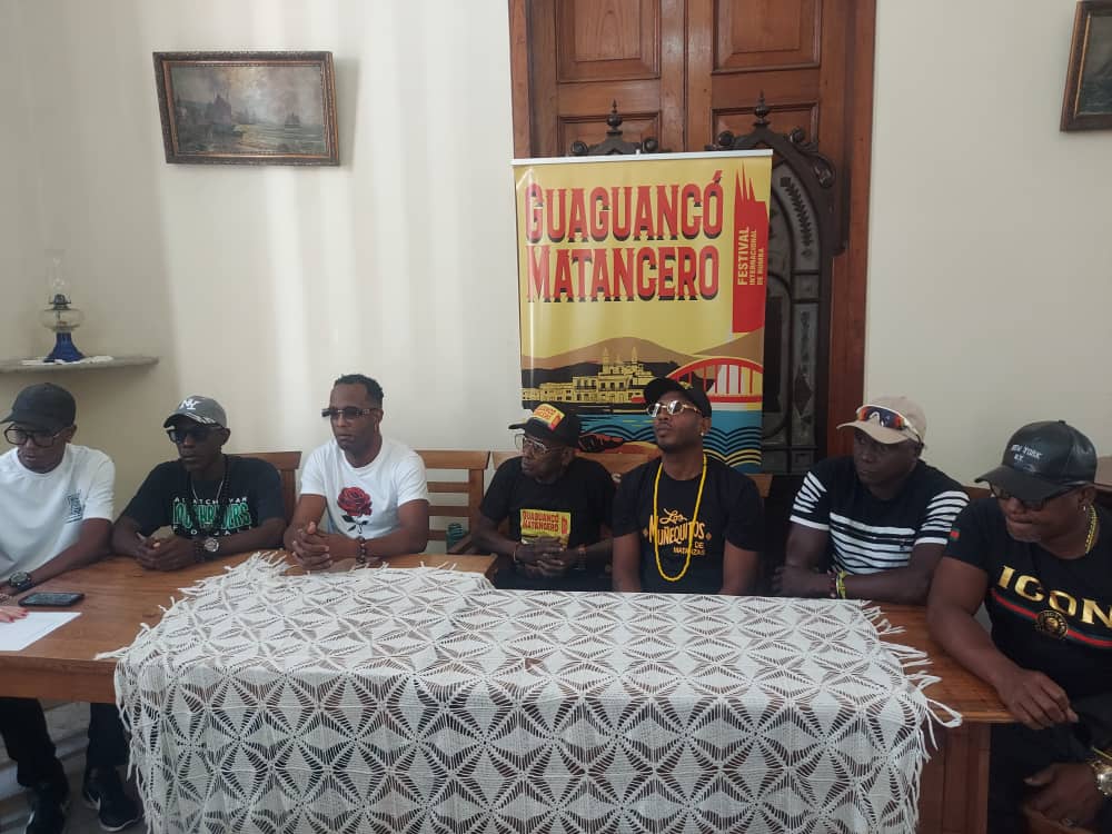 Conferencia de prensa el primer Festival Internacional de Rumba, Guaguancó Matancero.