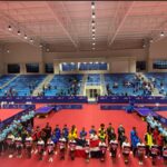 Preseas de bronce para equipo Cuba de tenis de mesa