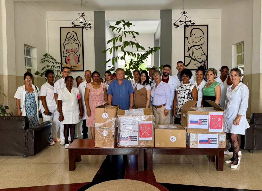 Solidaridad rusa llega a Hospital Pediátrico de Matanzas