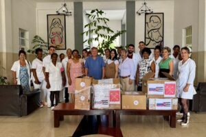 Solidaridad rusa llega a Hospital Pediátrico de Matanzas