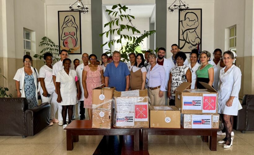 Solidaridad rusa llega a Hospital Pediátrico de Matanzas