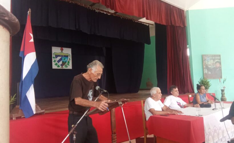 Desarrollaron encuentro con la historia en Unión de Reyes. Foto: Roxana Valdés Isasi
