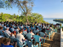 Homenajean a mártires de El Morrillo en Matanzas. Foto: Humberto Fuentes Rodríguez