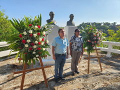 Homenajean a mártires de El Morrillo en Matanzas. Foto: Humberto Fuentes Rodríguez