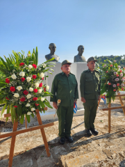 Homenajean a mártires de El Morrillo en Matanzas. Foto: Humberto Fuentes Rodríguez