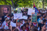 Realizan marcha por la paz y tribuna antimperialista en comunidad Matancera