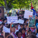 Realizan marcha por la paz y tribuna antimperialista en comunidad Matancera 