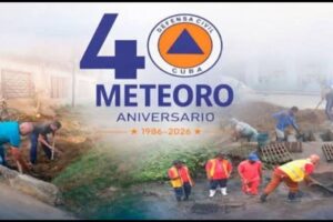 Ejercicio Popular Meteoro 2026 en Matanzas. Foto: tomada del perfil de Facebook del CENTRO DE GESTIÓN PARA LA REDUCCIÓN DE RIESGOS DE DESASTRES EN COLÓN