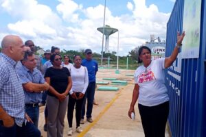 Durante la visita de trabajo de este sábado a la provincia de Matanzas por parte del Miembro del Buró Político del Comité Central del (PCC), Dr. Roberto Morales Ojeda, se recorrieron las obras e instalaciones asociadas al proyecto "'Carbón Neutro" en el municipio de Martí.