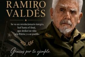 Convocan a matanceros a rendir homenaje al Comandante Ramiro Valdés Menéndez