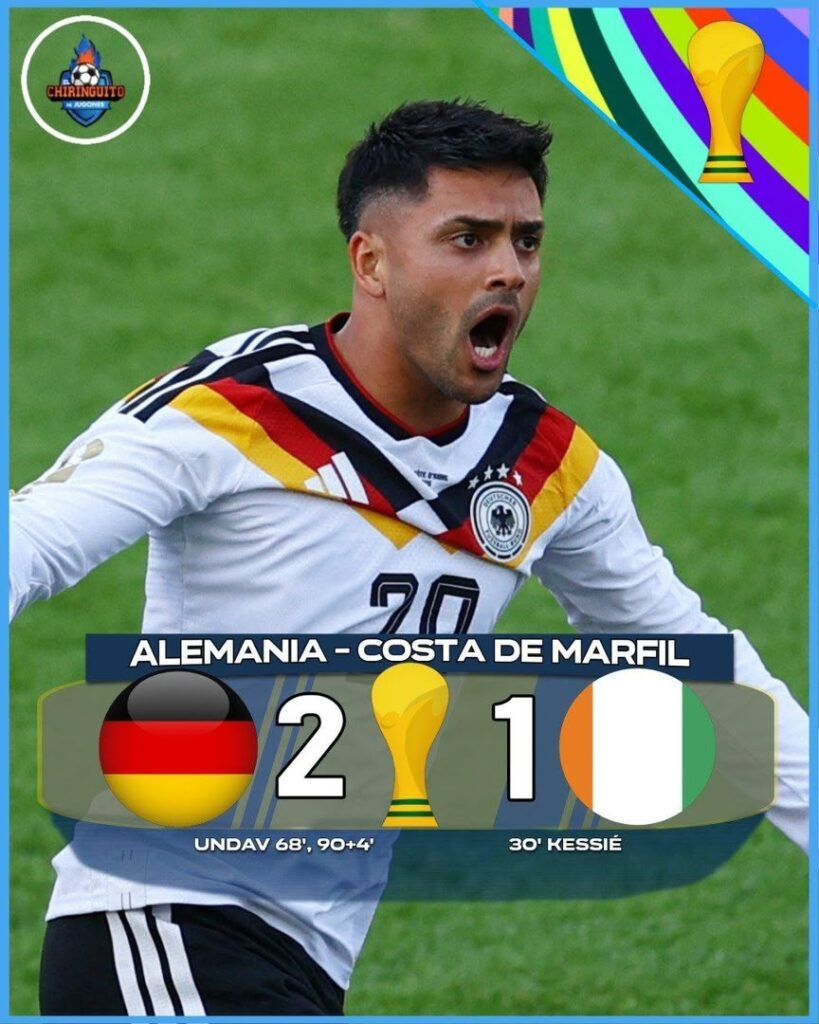 Alemania asegura su clasificación a la siguiente ronda