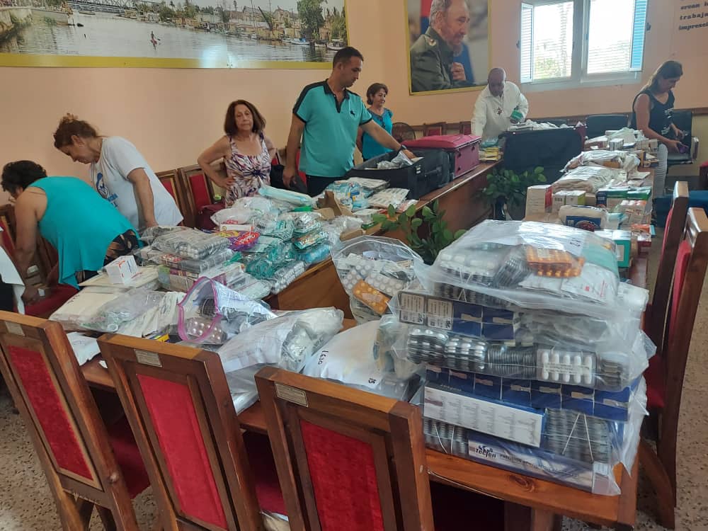 Solidaridad chilena, insumos médicos y amenazas de bombas
