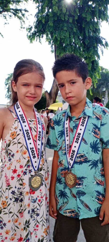 Pequeños matanceros brillan en el Capablanca 2026 con plata y bronce en categoría sub-8