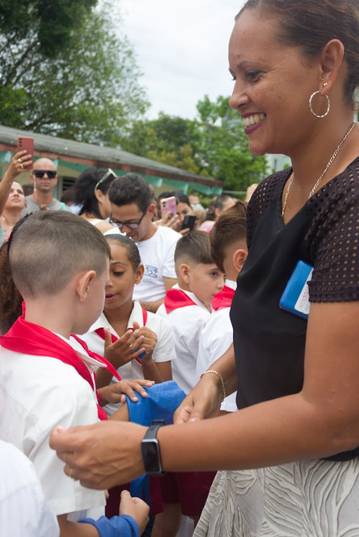 Pañoleta roja, sinónimo de sueños por cumplir. Foto: Izet Morales