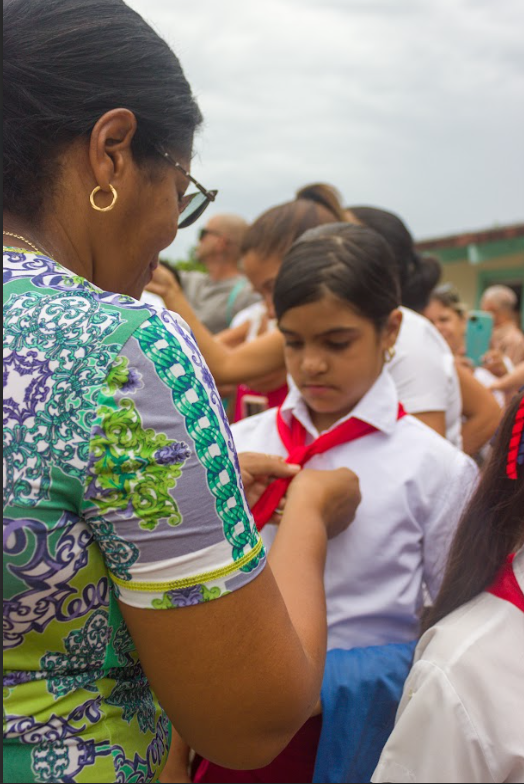 Pañoleta roja, sinónimo de sueños por cumplir. Foto: Izet Morales