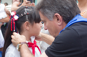 Pañoleta roja, sinónimo de sueños por cumplir. Foto: Izet Morales