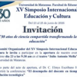 XV Simposio Internacional Educación y Cultura en Universidad de Matanzas