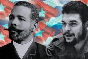 El abrazo eterno entre el Titán y el Guerrillero Heroico