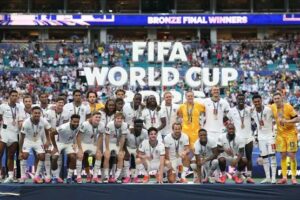 Partido de goles, récord y tercer lugar para Inglaterra 