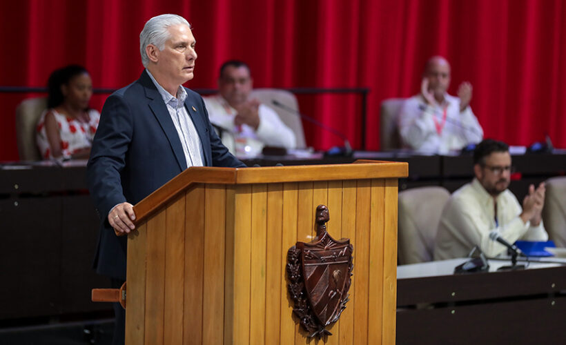 Miguel Díaz-Canel Bermúdez, primer secretario del Comité Central del Partido Comunista de Cuba y presidente de la República. Foto: Abel Padrón Padilla/ Cubadebate.