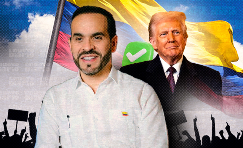 Abelardo de la Espriella Otero y Trump. (Ilustración: El Nuevo Diario)