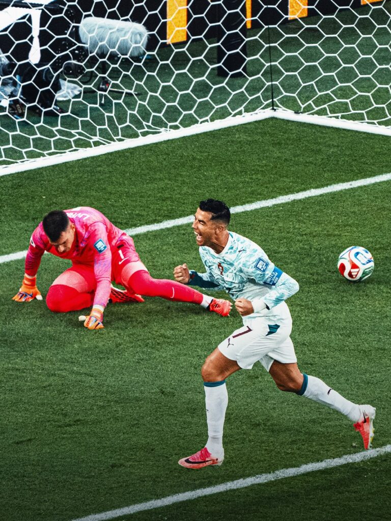 Cristiano Ronaldo anota ante Croacia