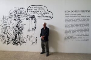 Expo Con Doble sentido de Manuel Hernández. Foto: tomada del perfil de Facebook de Lolo Osmany Betancourt