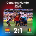 España derrota a Bélgica y clasifica a las semifinales de la Copa del Mundo
