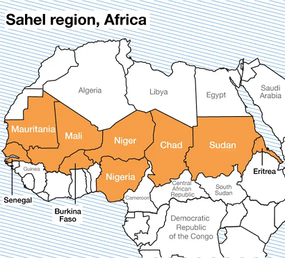 El Sahel en Africa