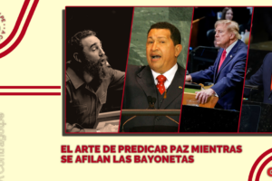 El arte de predicar paz mientras se afilan las bayonetas