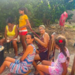 La fiesta del comité en el barrio se cocina entre todos. Fotos: Cortesía de los cederistas del Consejo Popular Peñas Altas