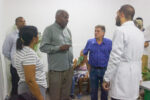 Visita Esteban Lazo centros de Salud en Matanzas