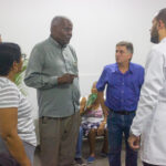 Visita Esteban Lazo centros de Salud en Matanzas