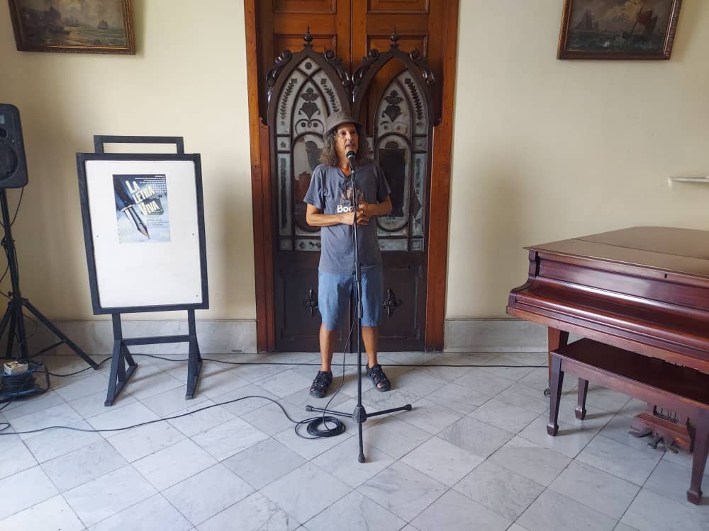 Inicio del evento La Letra Viva en Matanzas
