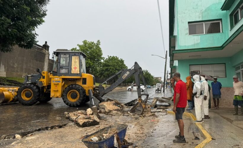 Fuertes lluvias ocasionan daños en Matanzas