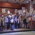 Varios premios y una tórtola dentro de una Sala de Conciertos